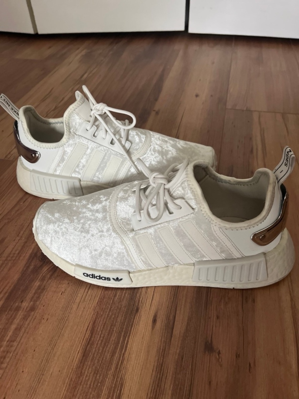 Adidas Originals NMD_R1 White Silver Metallic